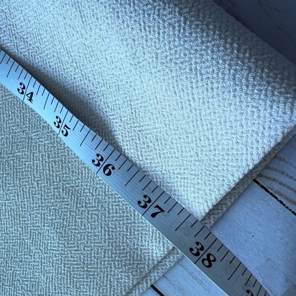 J Crew Sleeveless Cream Sheath Dress with Faux Leather Detail size 6 - Picture 12 of 14